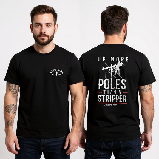 Up More Poles Tee
