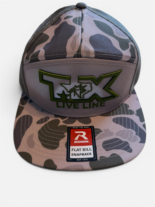 TX Green Camo Flat Bill (Copy)