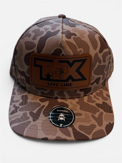TX Brown Camo Mesh Back